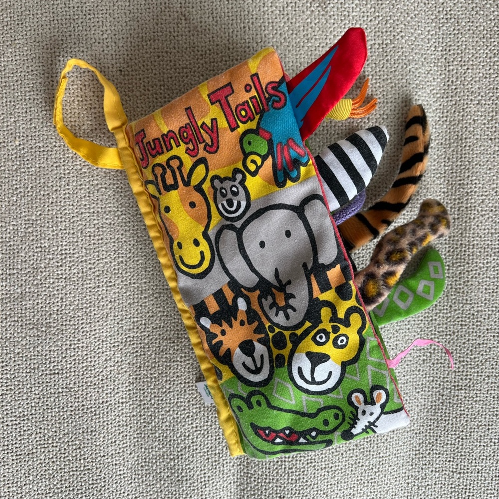 Jungly Tails Soft Baby Book